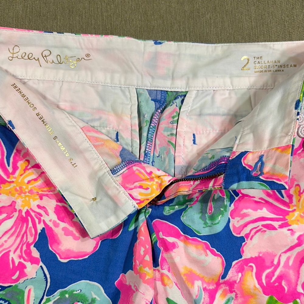 Lilly Pulitzer The Callahan Shorts Size 2 - Picture 5 of 8